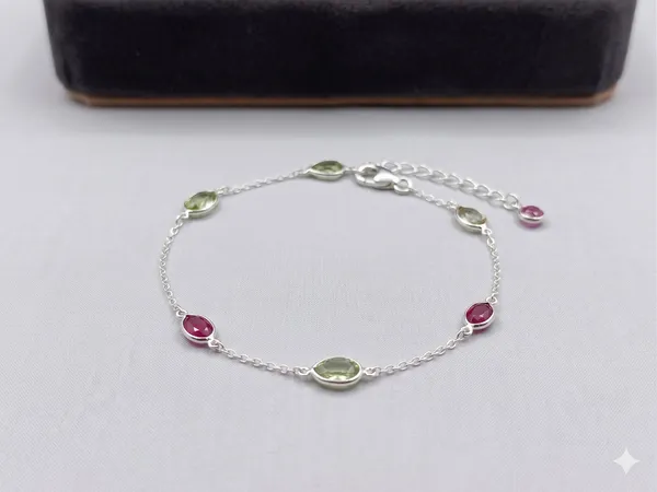 925_Silver_Jewellery_Ruby_and_Lemon_Quartz_Bracelet