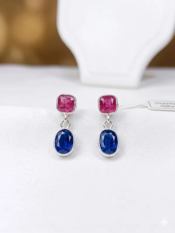 925_Silver_Jewellery_Ruby_kyanite_earings