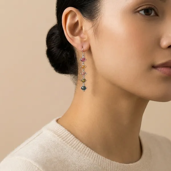 925_Silver_Jewellery_Multicolor_tourmaline_Gemstone_Silver_Drop_Earrings_For_Women