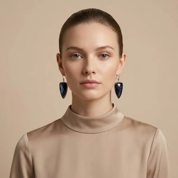 925_Silver_Jewellery_Black_Onyx_Drop_Earrings_For_Women