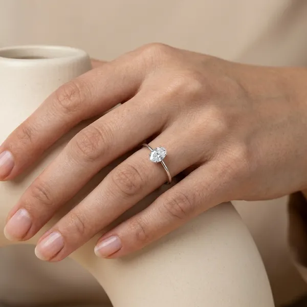 925_Silver_Jewellery_White_Stone_Oval_Silver_Ring_For_Women