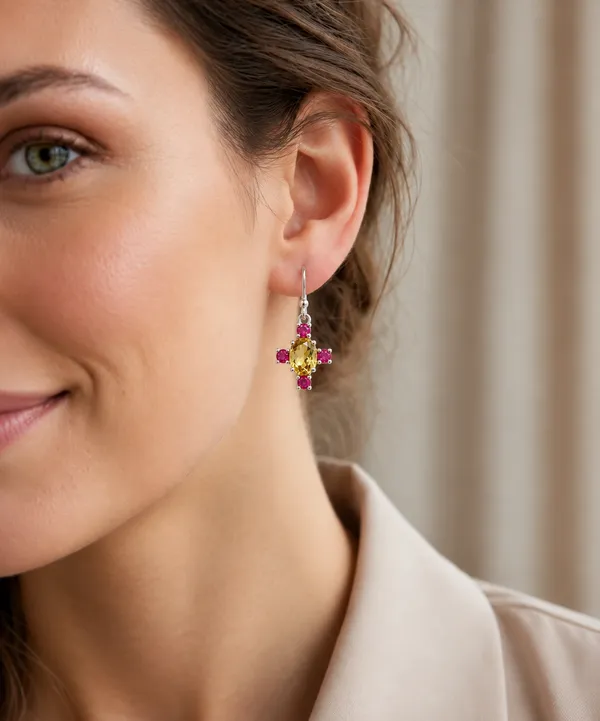 925_SILVER_JEWELLERY_CITRIN_RUBY_EARRINGS_-_MULTICOLOUR_1