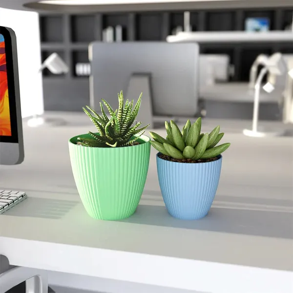 Green_Uv-Protected_Plastic_Planter_For_Home_Decor,Plantation_And_Decorative_Item_Pack_Of_2