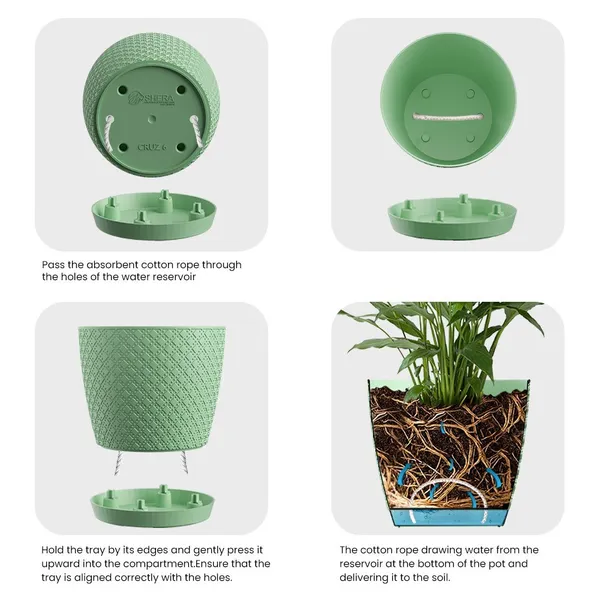 Green_Uv-Protected_Plastic_Planter_For_Home_Decor,Plantation_And_Decorative_Item