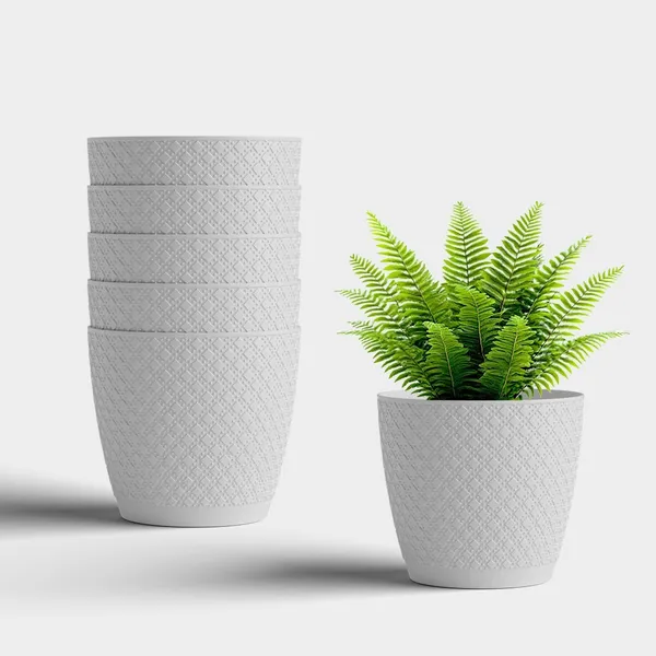 Green_Uv-Protected_Plastic_Planter_For_Home_Decor,Plantation_And_Decorative_Item