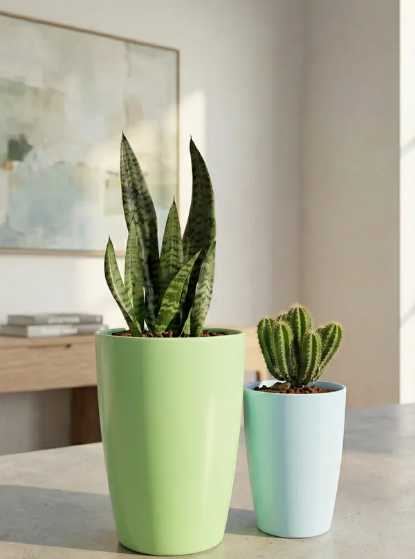 Green_Uv-Protected_Plastic_Planter_For_Home_Decor,Plantation_And_Decorative_Item_Pack_Of_2