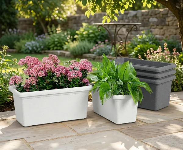 Beige_Polymer_Plastic_Planter_For_Home_Decor,Plantation_And_Decorative_Item