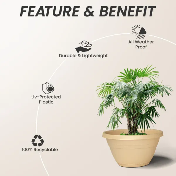 Black__Uv-Protected_Plastic_Planter_For_Home_Decor,Plantation_And_Decorative_Item