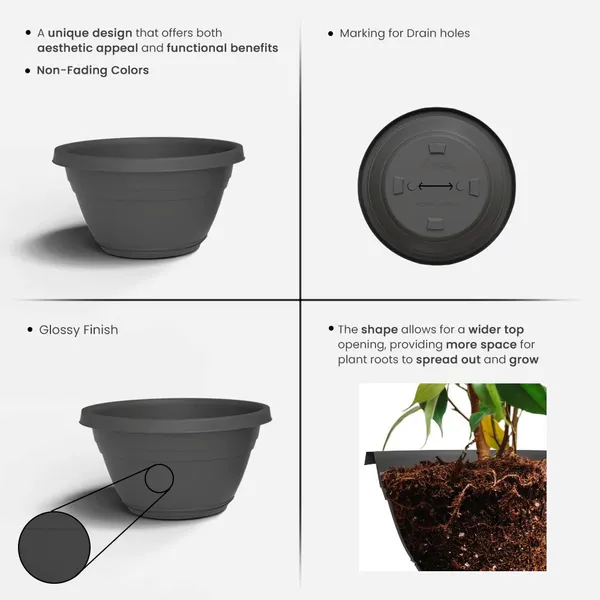Black__Uv-Protected_Plastic_Planter_For_Home_Decor,Plantation_And_Decorative_Item