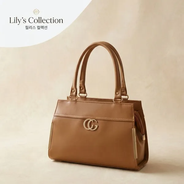 Cognac_Brown_Pu_Leather_Tote_For_Women