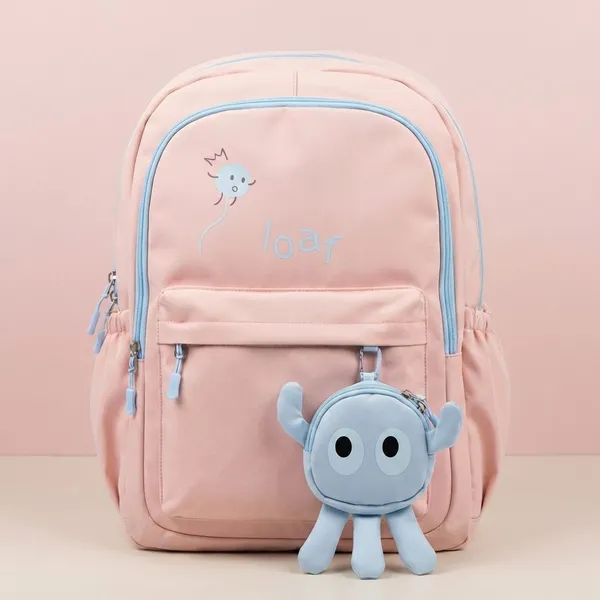 Peach_Blush_Polyester_Backpack_For_Women