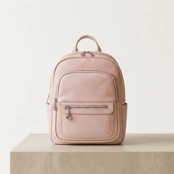 Rose_Blush_Pink_Pu_Leather_Backpack_For_Women