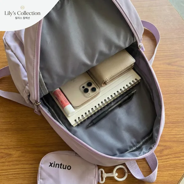 Soft_Lavender_Pu_Leather_Mini_Backpack_For_Women