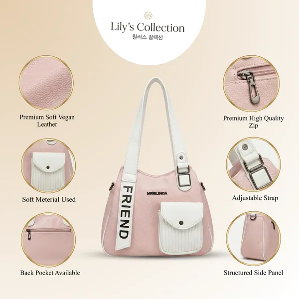 Blush_Pink_Pu_Leather_Handbag_For_Women