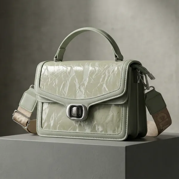 Sage_Green_Structured_Luxury_with_Signature_Lock_and_Premium_Wide_Strap_Handbag_For_Women