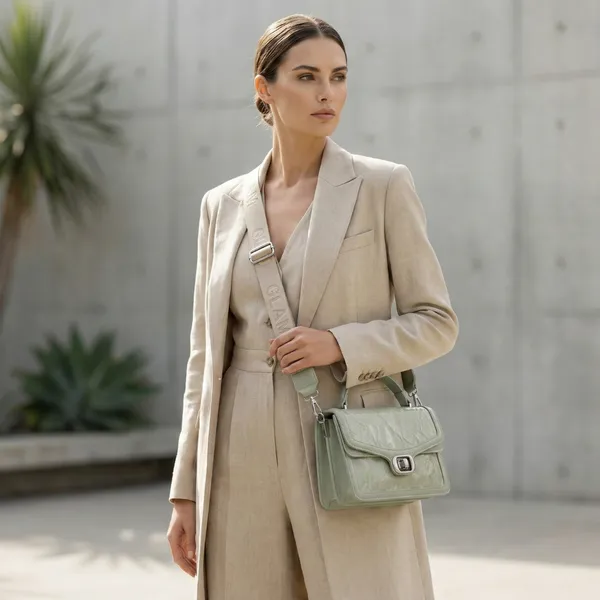 Sage_Green_Structured_Luxury_with_Signature_Lock_and_Premium_Wide_Strap_Handbag_For_Women