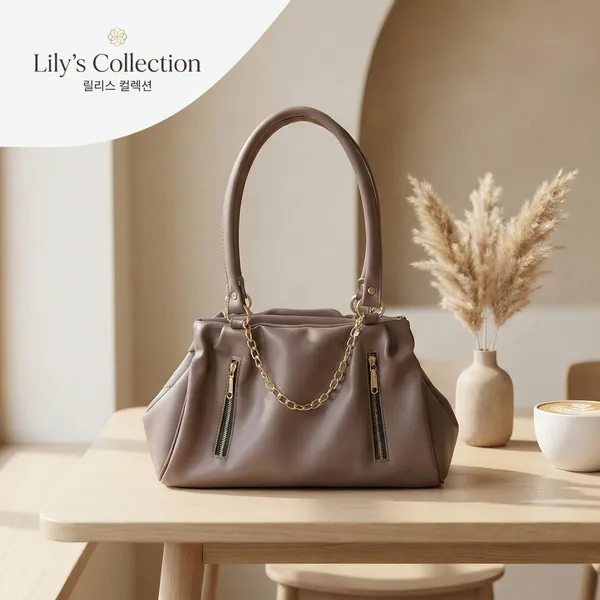 Mocha_Taupe_Pu_Leather_Shoulder_Bag_For_Women