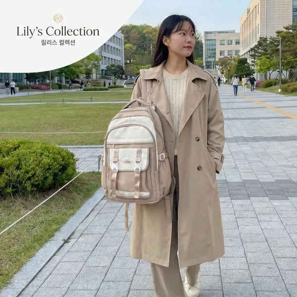 Cloud_Beige_And_Ivory_Cream_Polyester_Pu_Leather_Backpack_For_Women_(Pack_Of_2)
