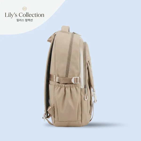 Cloud_Beige_And_Ivory_Cream_Polyester_Pu_Leather_Backpack_For_Women_(Pack_Of_2)