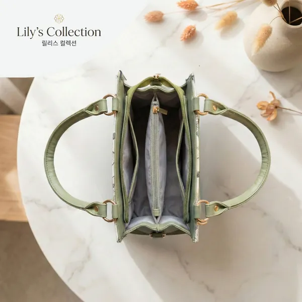 Sage_Green_Polyester_Handbag_For_Women