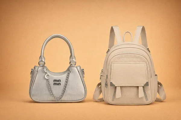 Lunar_Silver_And_Ivory_Beige_Pu_Leather_Mini_Chain_Bag_For_Women_(Pack_Of_2)