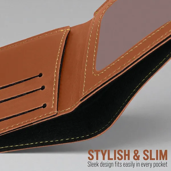 Tan_Faux_Leahther_Premium_Wallet_For_Men