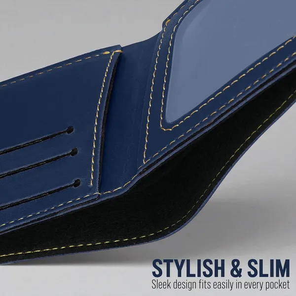 Blue_Faux_Leahther_Premium_Wallet_For_Men