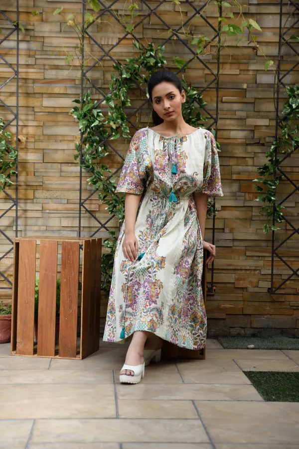 Boteh_Drawstring_Dress_For_Women