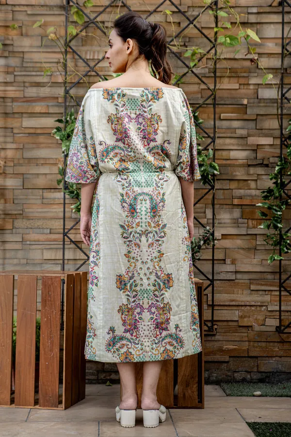Boteh_Drawstring_Dress_For_Women