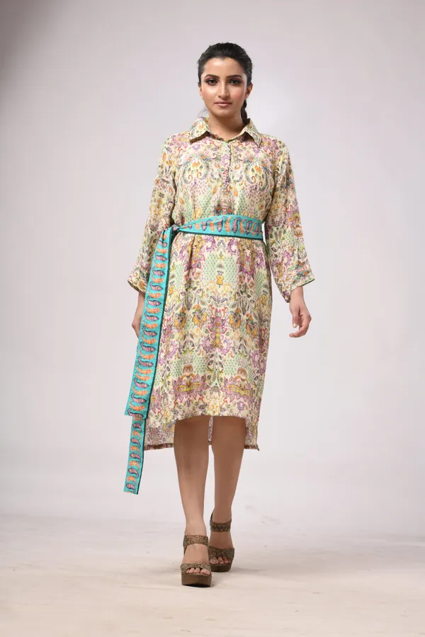 Boteh_Mid_Length_Dress_With_Pockets_And_Belt_For_Women