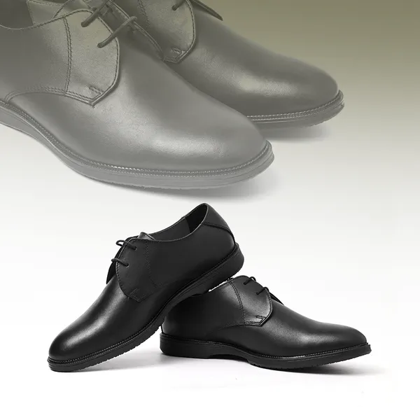 Black,_Classic_Plain_Derby_Lace-Up,_Mens