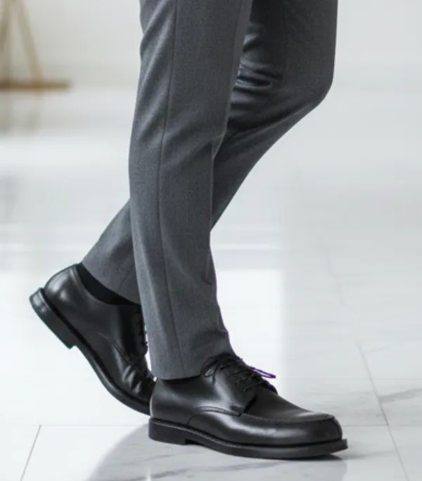 Black,_Derby_Goodyear_Welted_Shoe,_Leather,_For_Mens
