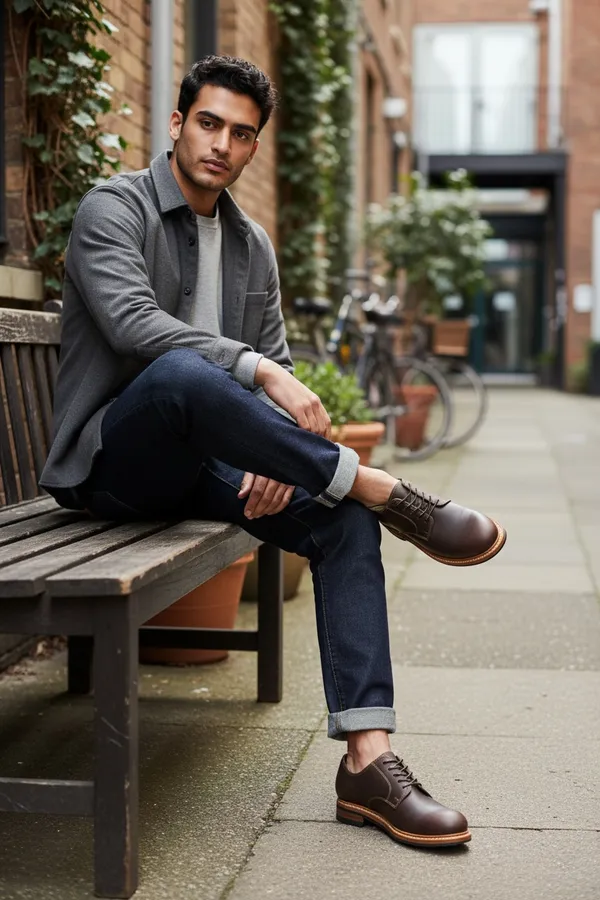 Brown,_Goodyear_Welted_Shoe._Leather_For_Mens