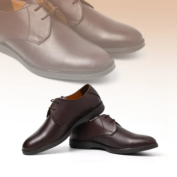 Brown,_Plain_Derby_Lace-Up,_Mens