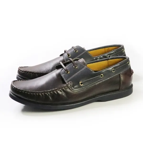 Cemented_Blake_Stiched_Navy/Burgundy_Boat_Shoe_For_Men