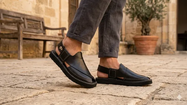Black_Genuine_Leather__Peshawari_Sandal_For_Men