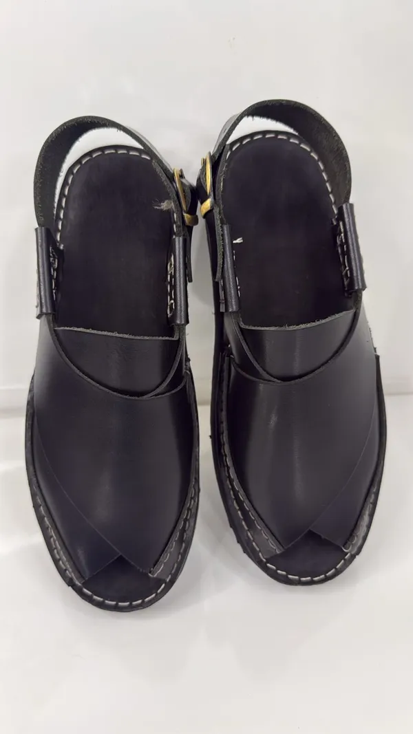 Black_Genuine_Leather__Peshawari_Sandal_For_Men