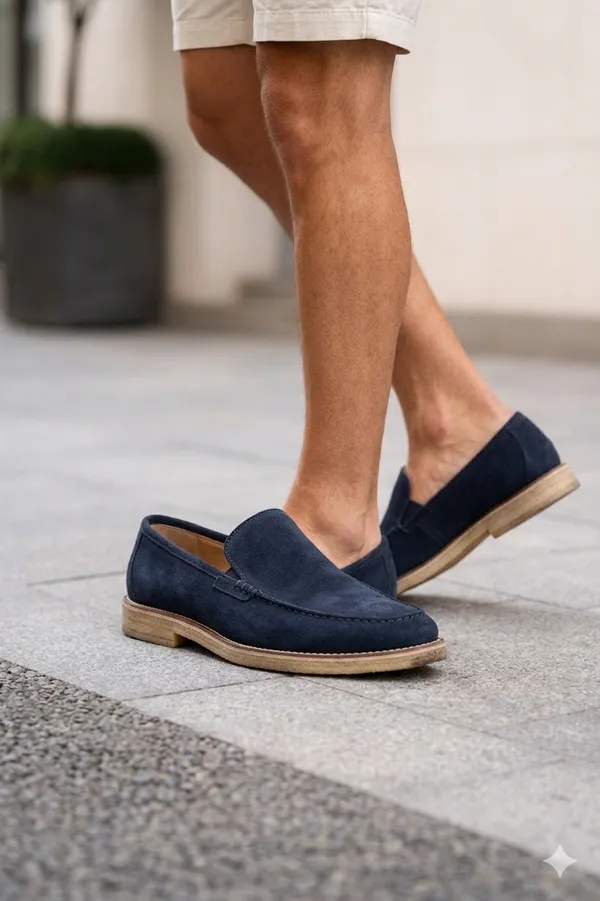 Navy_Genuine_Leather_Loafer_For_Men