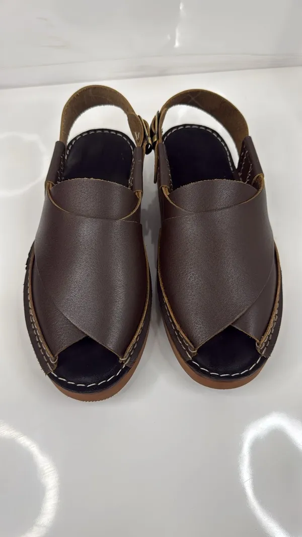 Brown_Genuine_Leather__Peshawari_Sandal_For_Men