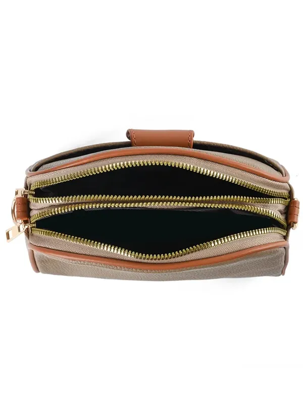 Khakhi_Crossbody_Sing_Bag_With_Strap_For_Women