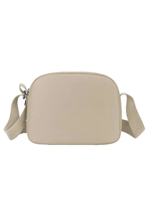 Beige_Multi_Pocket_Nylon_Crossbody_Bag_For_Women