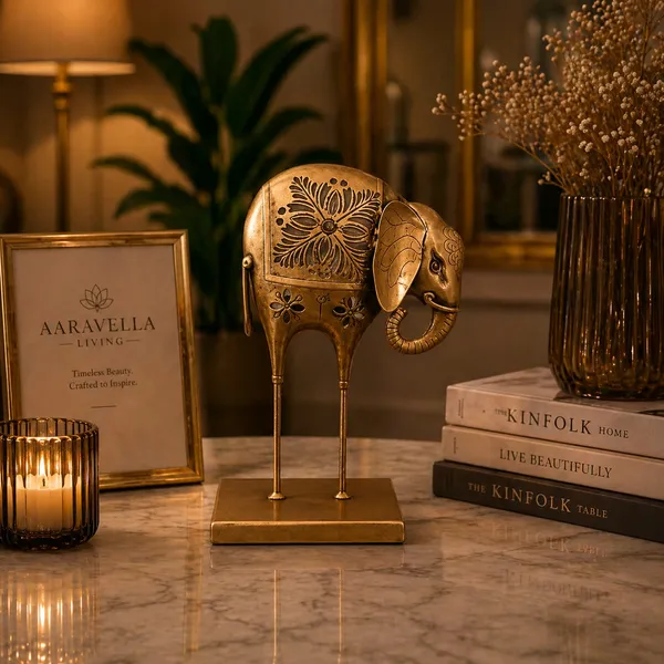 Golden_Majesty_Decorative_Elephant_Figurine_With_Intricate_Floral_Design