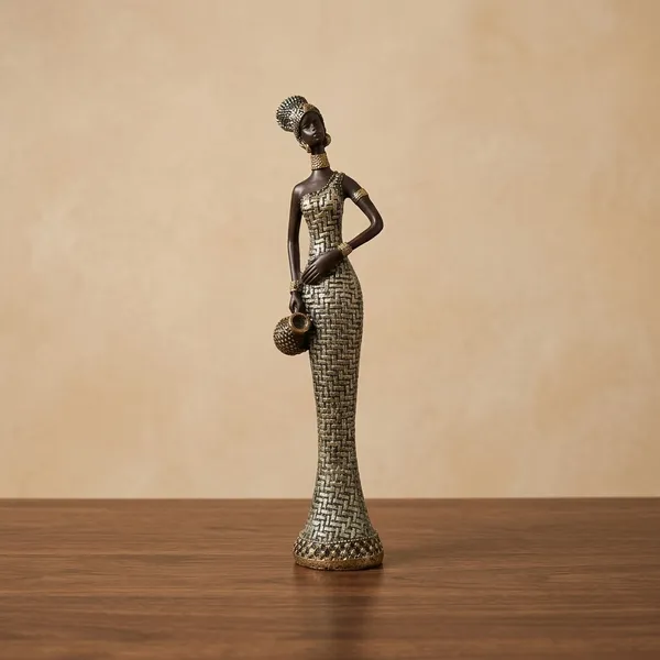 Golden_Sisters_Decorative_African_Women_Figurine_Set_Of_4