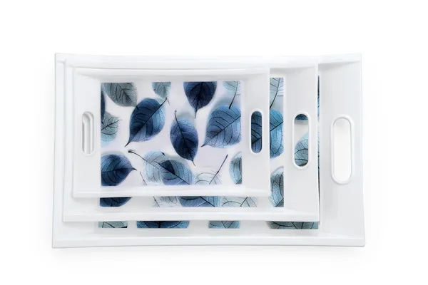 White_Transparent_Serving_Tray_Set_With_Leaf_Design_Set_Of_3_Nested_Trays_With_Handles