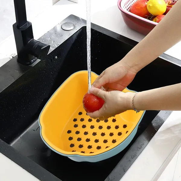 Yellow_Bell_Pepper_Shaped_Double_Layer_Colander_Strainer_With_Drain_Bowl