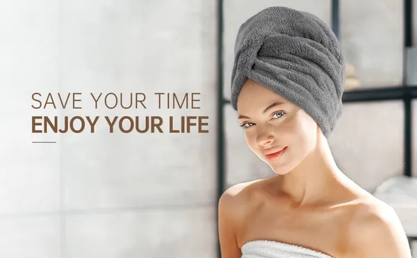 Multicolor_Microfiber_Hair_Drying_Towel_Wrap_With_Button_And_Elastic_Band