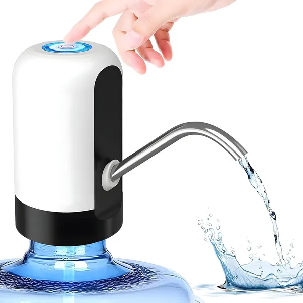 White_Automatic_Electric_Water_Bottle_Dispenser_Pump