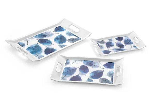 White_Transparent_Serving_Tray_Set_With_Leaf_Design_Set_Of_3_Nested_Trays_With_Handles