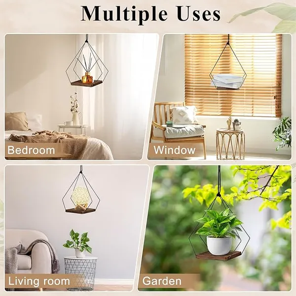 Beige_And_Black_Hanging_Wooden_Shelf_With_Geometric_Diamond_Frame