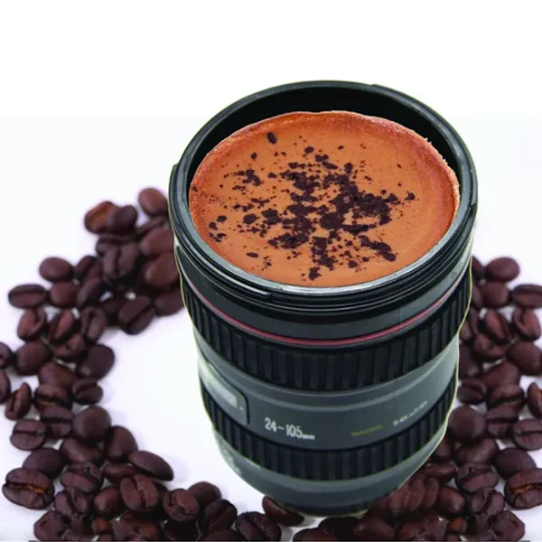 Black_Camera_Lens_Shaped_Stainless_Steel_Travel_Mug_With_Lid